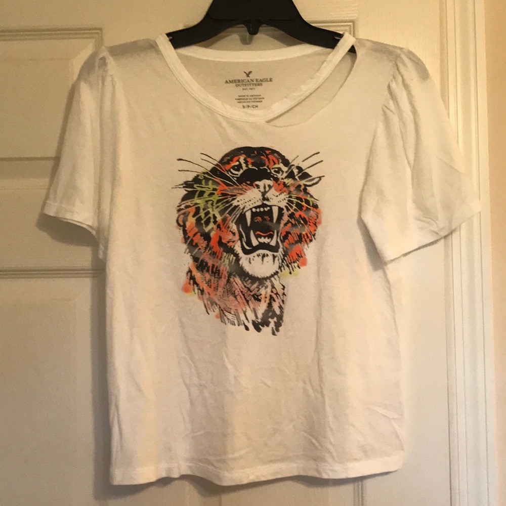 Cute graphic Tiger Tee